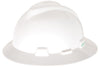 MSA V-Gard Full Brim Hard Hat w/ Fas-Trac III Ratchet - Ironworkergear