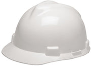 MSA V-Gard Hard Hat Cap w/ Fas-Trac III Ratchet - Ironworkergear