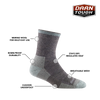 Darn Tough Women's Ida May Micro Crew Midweight Work Sock - Ironworkergear