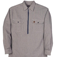 Big Bill Zip Up Hickory Long Sleeve Shirt #183 - Ironworkergear