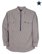 Big Bill Zip Up Hickory Long Sleeve Shirt #183